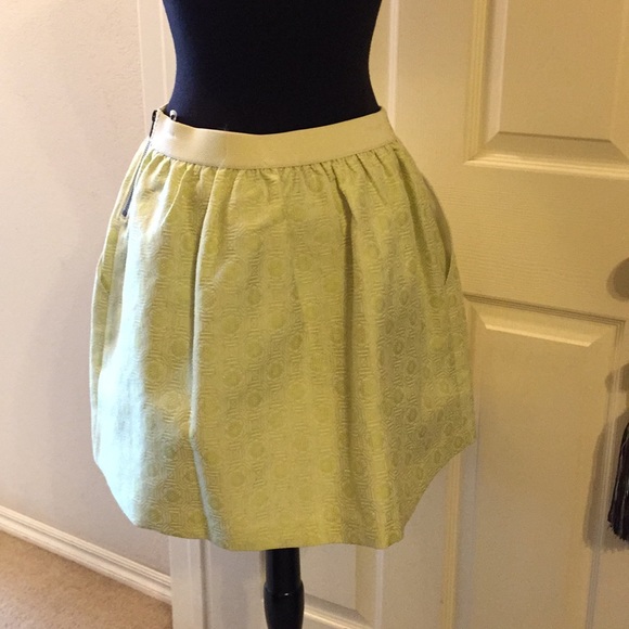 Lime Yellow Skater Skirt - Picture 6 of 6